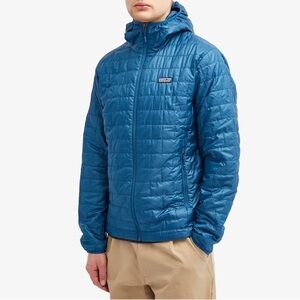 Patagonia Nano Puff Hoody Jacket Men's S NWT Lagom Blue 2024